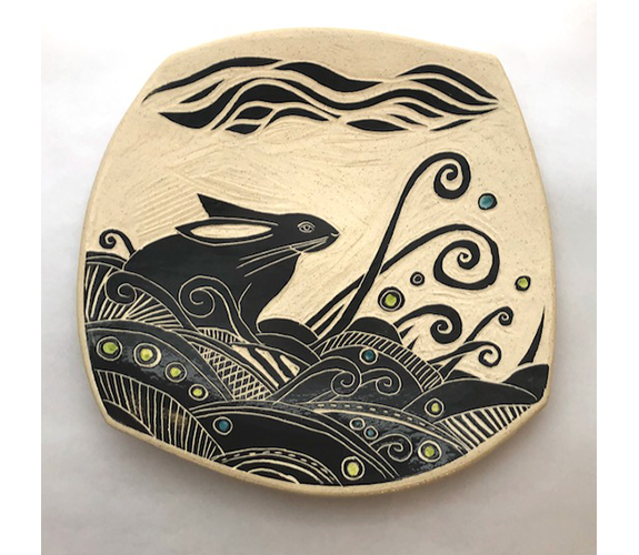 Julia Janeway carved stoneware